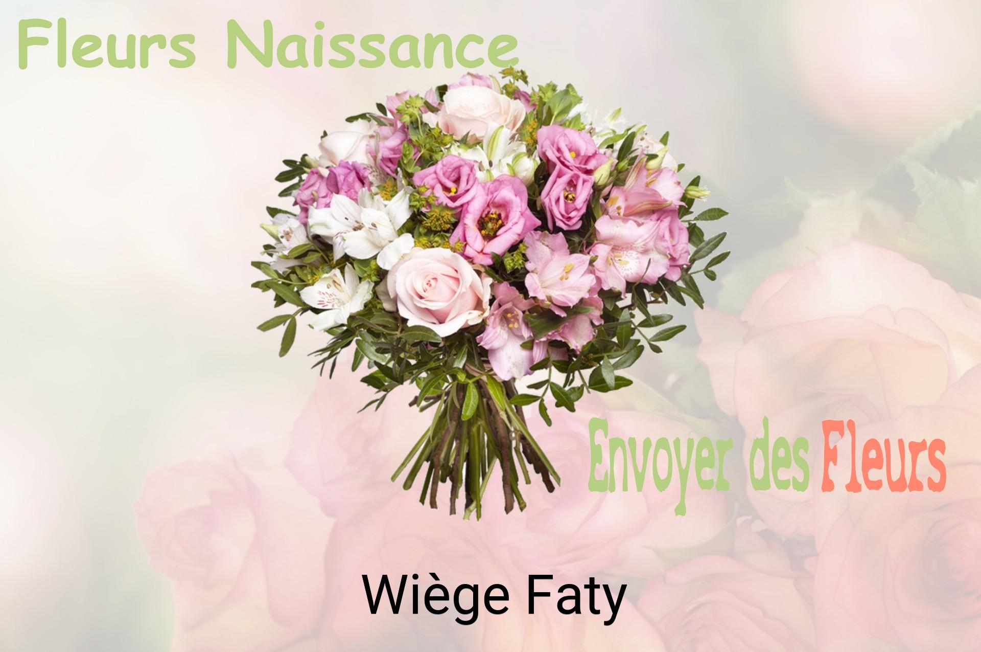 Bouquet de fleurs de naissance livré à Wiège-Faty